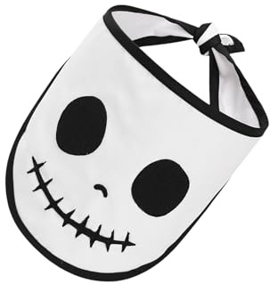 Halstuch, Halstuch, Halloween, Totenkopf-Muster, weich, atmungsaktiv, Polyester, Lätzchen, Halstuch, für Hunde und Katzen, Party-Kostüm, Zubehör, Halloween-Hundehalstuch