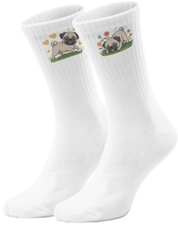 epicsocks Pug Paradise Socken in 42-46 im in verschiedenen Größen