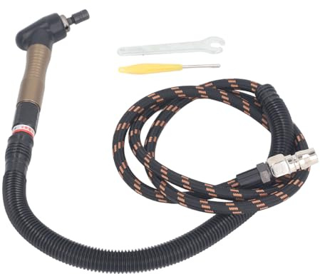 Druckluft Mini Winkelschleifer 23500UPM Rotationsschalter Micro Stabschleifer Kit Polieren Entgraten Fase