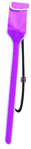 TUXCAXI Fechttasche für Erwachsene, geeignet für Florett und Degen, strapazierfähiger Tragegurt mit verstellbarem Schultergurt, universelle, Violett, 124 cm