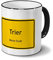 Städtetasse Trier - Design Ortsschild