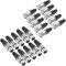 Neewer 20 Piezas Conector XLR de 3 Pines Tipo Soldadura, 10 Macho y 10 Hembra Enchufe de Audio, Hecha Aleación Zinc para Alta Conductividad y Ruido Ultrabajo (Extremo Metal)