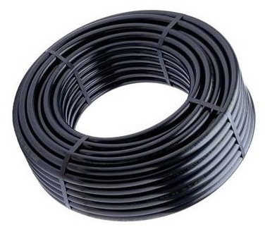 Tuyau de polyéthylène agricole 32 mm pression max. 6 bar. Bobine de 100 mètres. Couleur Noir. Tuyau agricole de basse densité utilisée pour installations d'arrosage et goutte.