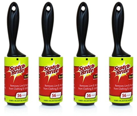 3M Fusselroller, 4er-Pack, 224 Blatt insgesamt