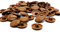 25 x Brown Screw Cover Caps 6-8 Gage Pozi Head