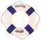 Holibanna Rettungsring Wanddekoration Ring Rettungsring Schaumstoff Handwerkskunst im Mediterranen Stil Blau 50 cm