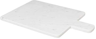 Broste Copenhagen Adam 70310630 - Tagliere in marmo, misura L, 45 x 30 cm, colore: Bianco