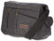 Christian Wippermann Umhängetasche Laptop 17 Zoll - Großes Messenger Bag Herren - Canvas Material - Verstellbarer Riemen - Mehrere Fächer - Büro/Arbeit Tasche Herren ca. 35x30x13 cm - Schwarz