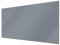 banjado Glas Magnettafel 120x60cm / Magnetwand Glas/Magnetpinnwand als Memoboard Glas/Pinnwand Magnettafel Küche, Büro, Kinderzimmer inkl. 4 Magnete & Montageset - Silber Metallic