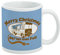 Kaffeetasse mit Weihnachtsfeiertags-Motiv Sh!*ter Was aus Keramik, Geschenkidee für Kaffee, Tee und heiße Getränke, 325 ml, Weiß