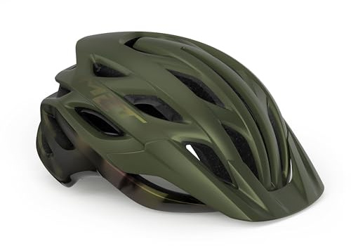 MET - Veleno Mountainbike-Helm in Oliv/Iridium Größe L (58-61 cm)
