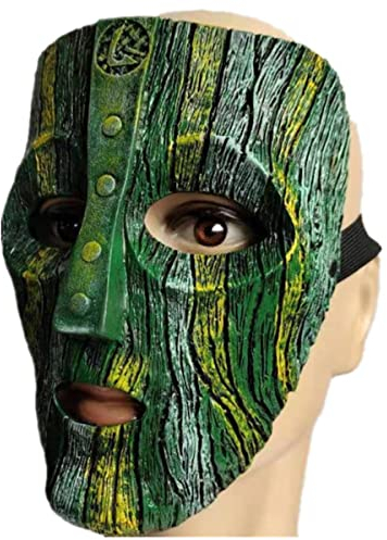 Hworks Loki Party Maske Harz Vollgesichtsmaske Cosplay Kostüm Requisiten für Halloween