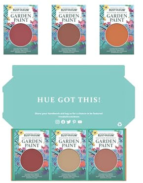 Rust-Oleum Garden Paint in Satin Finish – Fiery Shades Tester Box