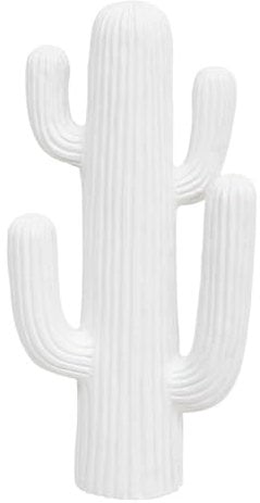 Atmosphera - Cactus déco Rodrigo h57cm Blanc