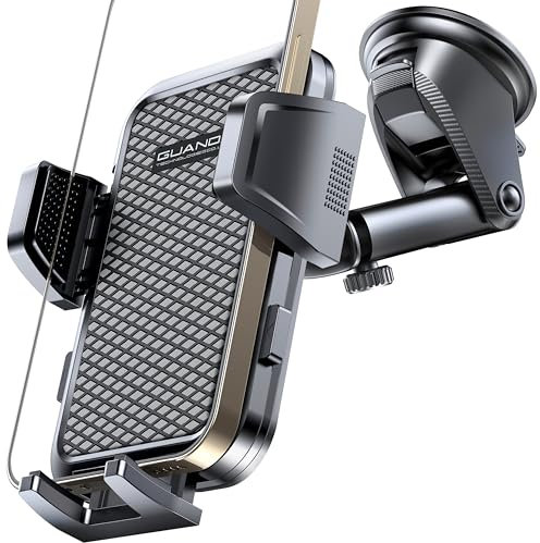 2024 Nuevo Soporte Movil Coche Ventosa ,Sujeta Moviles Coche Salpicadero Adhesivo Fuerte Para Parabrisas, Porta Móvil Coche 360°Giratorio, Soporte Telefono Coche Para iPhone Samsung Smartphones