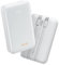 Qecvec Power Bank,Portable Charger 20000mAh with 2 Built-in Cables, 22.5w Fast Charging Battery Pack, LED Display Backup Battery, Travel Battery Pack for iPad, iphone Samsung and More (Grey)