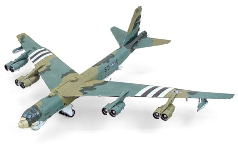 Metal Earth 3D Metallbausatz Flugzeug B-52 Stratofortress ab 14 Jahre | Präzise lasergeschnittene Metallteile zum Zusammenstecken ohne Klebstoff. Detailreiche Modelle mit bebilderter Bauanleitung