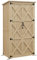 Outsunny Gartenschrank Gartenhaus Geräteschuppen auf Ständer 90L x 54,5l x 161/168,5H cm 2 Regale Wasserdichtes Bitumendach Autoklaviertes Kiefernholz