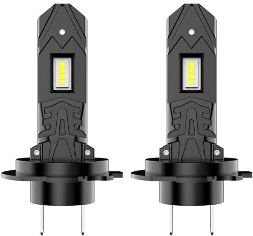 Mineup Halogen Lampen, 2 Stück 6500K Halogen Glühbirne, 300% Helligkeit als Halogenlampen, 5000LM Kaltes Weiß, Hochleistungs Außenlampen