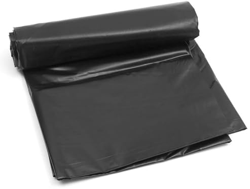 6 x 10 m Robustes Teichvlies Set - Langlebige schwarze Auskleidung für Fischteich, Wasserfälle und Springbrunnen - flexibler Außenschutz für große