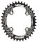 CaFfen Platos para Bicicletas Rueda de Cadena de Bicicleta 94 + 96 BCD Redonda/Ovalada 32T 34T 36T 38T Plato de Bicicleta MTB Plato Ovalado 32 MTB(34T,9496bcd Oval Black)