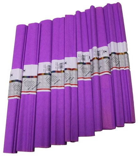 Staufen 617145 - Krepppapier 10 Rollen 50 x 250 cm lila