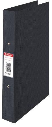 Esselte 25 mm 2 runden Ringen, A4 Ring Binder – parent ASIN schwarz
