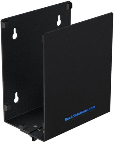 RackSolutions Adjustable Universal PC Wall Mount Clamp - Versatile Mounting Solution