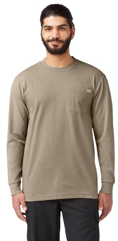 Dickies Big and Tall Herren-Sweater, mit Langen Armen und Rundhalsausschnitt, schwer