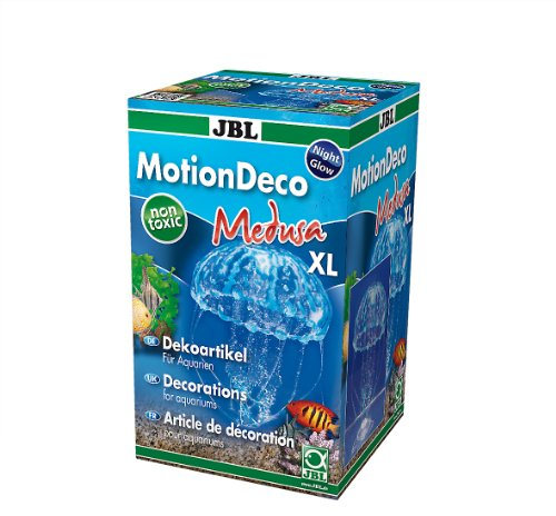 JBL Motion Deco Medusa 60451 Dekorfigur Qualle beweglich für Aquarien XL, Blau