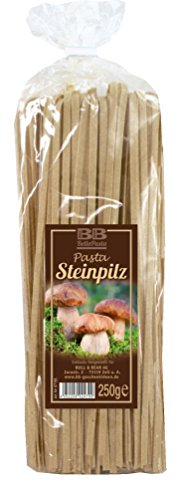 Bull & Bear Pasta Bandnudeln Steinpilz 250 g, Nudeln handgefertigt, Geschenk