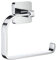 SMEDBO Toilettenpapierhalter Ice ohne Deckel, Messing, Silber, 13 x 4 x 11.3 cm