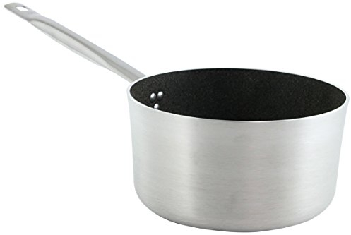 Ballarini Professionale Granite 2826.24 Casseruola Media con 1 Manico, Alluminio, Grigio, 24 cm
