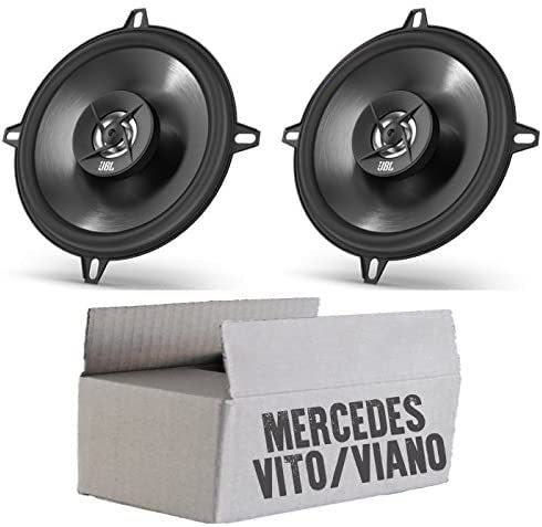 JBL Stage2 524 | 2-Wege | 13cm Koax Lautsprecher - Einbauset passend für Mercedes Vito Viano W639 Front Heck - justSOUND
