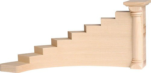 Blank Kunsthandwerk Engelstufen, links - 16 cm