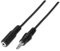 Aisens Cable Audio Estéreo Jack 3.5/M-Jack 3.5/H Negro 1.5M