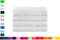 Mixibaby 4er Handtuchset Handtuch Handtücher 50cm x 100cm Frottee 100% Baumwolle 500g/qm, Farbe:Weiss