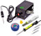 ZD-927 STAZIONE SALDANTE PROFESSIONALE COMPATTA 8W 3 PUNTE + POMPA DISSALDANTE ELETTRICA 30W ASPIRATORE STAGNO + PASTA SALDA CON STILO SALDATORE A STAGNO PER CIRCUITI ELETTRONICI ELETTRONICA