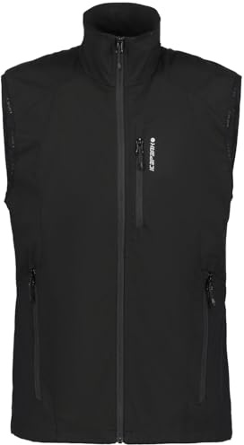 ICEPEAK Herren Bogata Shell Jacket (1er Pack) | Wasserdichtes und atmungsaktives Softshellmaterial. 3 Reißverschlusstaschen. Regulierbarer Saum. Regular Fit.