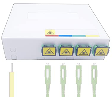 Elfcam® - The Optical Indoor Termination Device (DTIO), Optical Terminal Outlet (PTO) Optical Port to SC/APC Interface (4 Optical Ports)