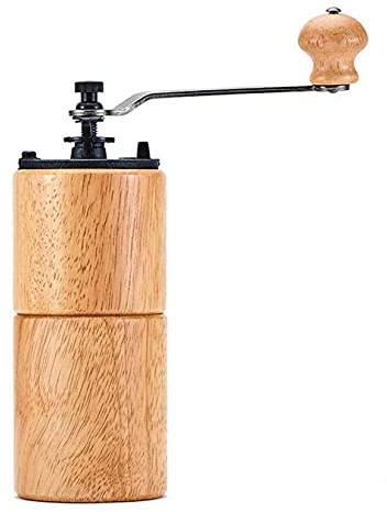 WANGLXST Cafetière De Voyage Manuelle, Moulin à Café Manuel en Bois Moulin à Café Portable De Voyage à La Maison, Moulin à Café Portable pour Le Camping, C2, 15 * 6.7cm
