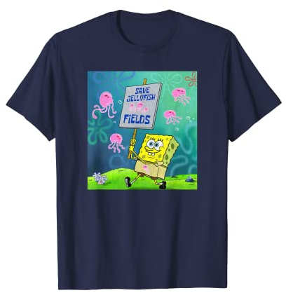 SpongeBob SquarePants Save Jellyfish Fields T-Shirt