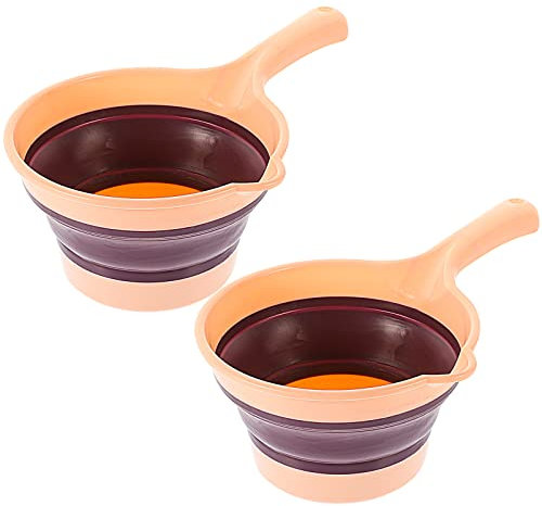 SHERCHPRY 2Pcs Plastic Water Ladle, plastic Dipper, Plastic Bathing Ladle Spoons, Long handle Water Spoon, Kitchen Home Gadgets& Tools