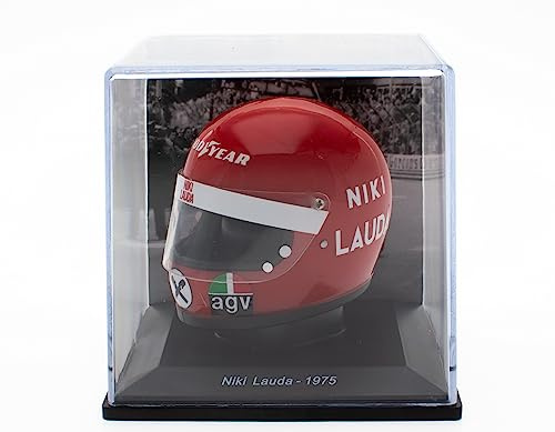 OPO 10 Casco di Formula 1 Compatibile con Ferrari F1: Niki Lauda 1975 - Scala 1/5 - CAS06