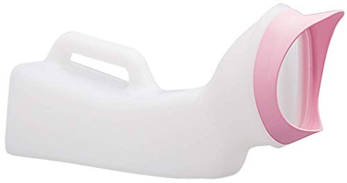 Urinoirs Portables pour Femmes - Urinoirs pour Incontinence en Plastique Souple 650 ML pour Femmes - Idéal pour Les Femmes Alitées Ou À Mobilité Réduite