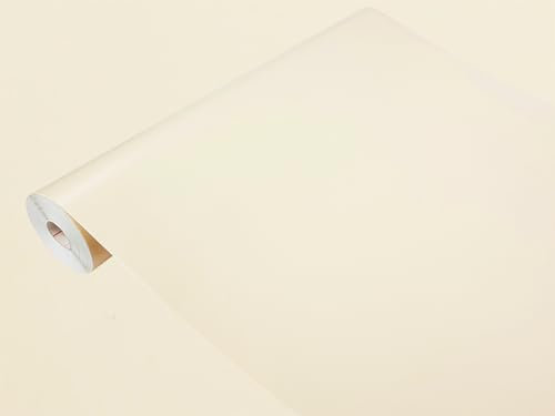 DecoMeister Vinilo Adhesivo Para Muebles Pared Cocina Beige Claro Mate Papel Autoadhesivo Para Forrar En Rollo Lámina Pegatina Decorativa Decoración Para Puertas Armarios 45x25 cm