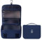 Qwesure Xixi Sac de voyage Trousse de toilette avec crochet portable Grande capacité pour femme Séparation sèche et humide Sac à main, bleu marine, décontracté