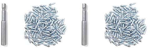 Niniang 200 Pezzi Punte per Pneumatici Ruota Scooter Universale Pneumatico Neve Punte Perni Pneumatici Antiscivolo Perno Trim 4X9mm