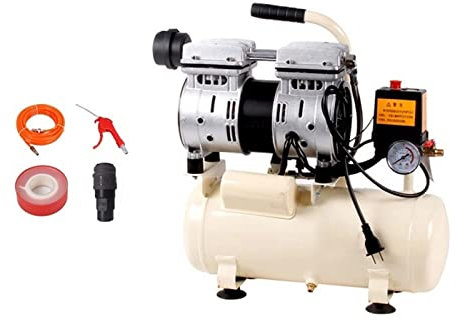 Compresseur d'air 220V/110V avec manomètre, gonfleur de Pneu Machine de compresseur Portable électrique Durable JIYAMI'EN EL (Color : 550W 220V White)