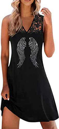 WVONIF Robe Longue été Femme Enceinte Robe Plume et Sequin Jupe Longue Droite Jupon Fille Princesse Maxi Dress Femme Tutu de Danse Rose Femme Vetement Femme Robe Longue Boheme